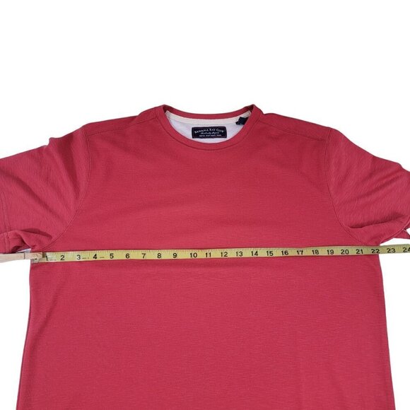 Bahama Bay Club Men’s Guava Red Crew Neck Short Sleeve T-Shirt – Size Medium NWT - Picture 6 of 14
